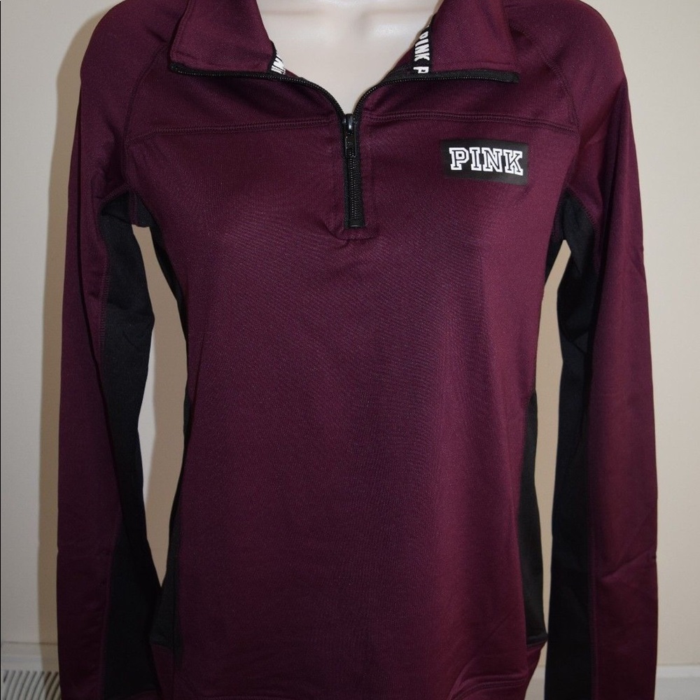 Pink- Victoria's Secret ULTIMATE half zip pullover
